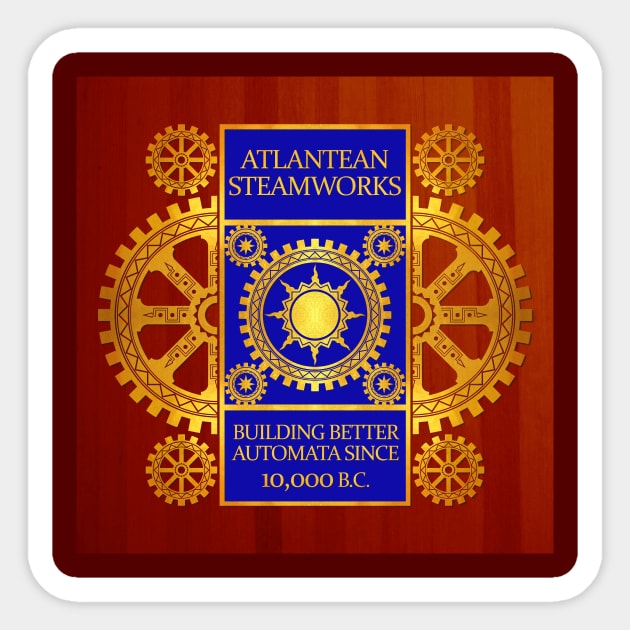 Atlantean Steamworks Sticker by AtlanteanArts